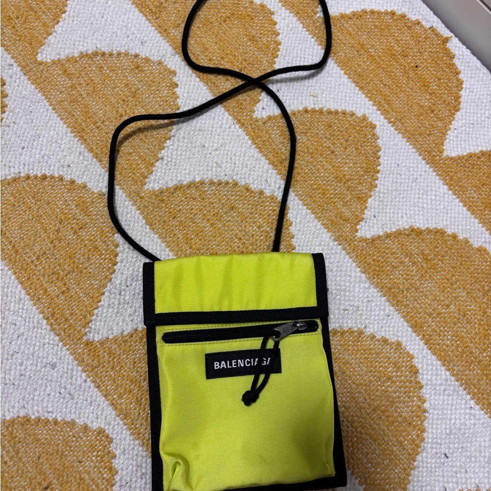Balenciaga Travel Pouch- Neon